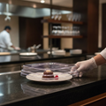 Clear SAN Square Cover for Food Displays (130 x 25 x 130mm)