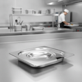 201 Stainless Steel Notched Lid for 1/6 Gastronorm Trays