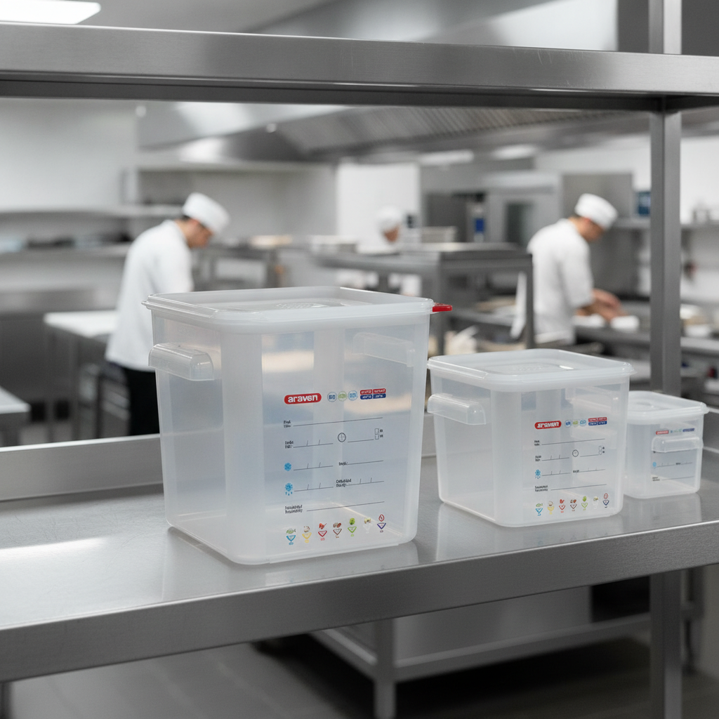 Polypropylene Square Container 18L for Food Storage