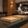 Oak Wooden Box GN 1/2 for Buffet Stations