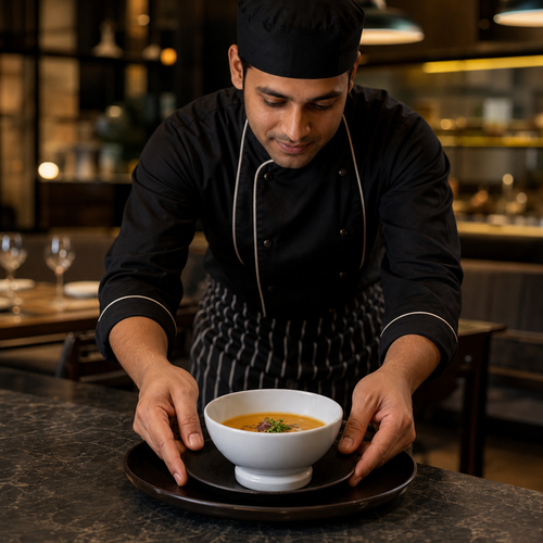 Bowls 140mm Porcelain for Restaurants & Canteens (Pack of 6)