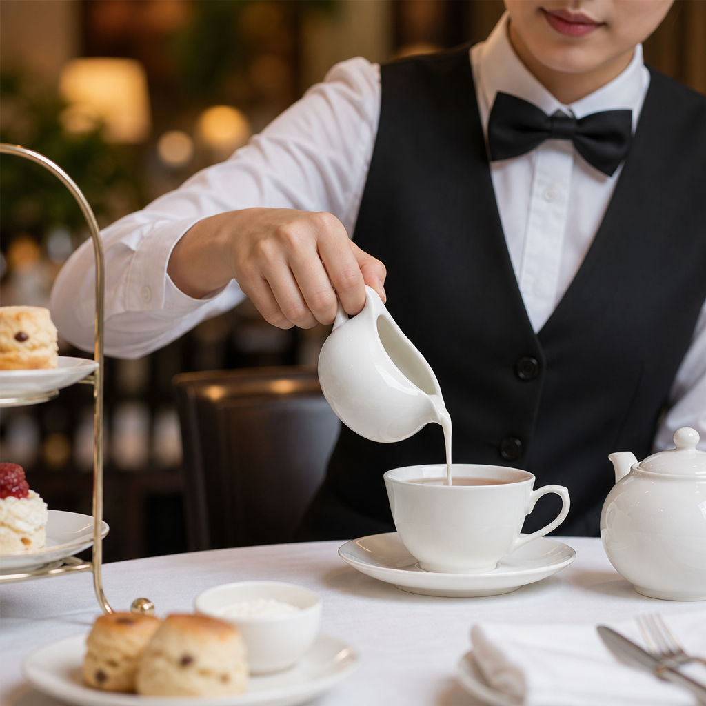 Porcelain Milk Jug 71ml for Tea Service (Pack of 6)