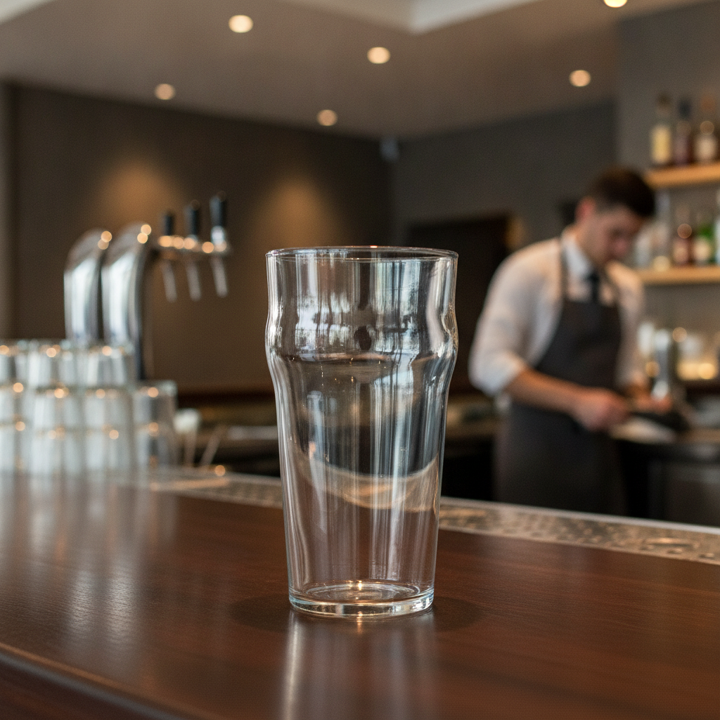 Toughened Glass Nonic Tumblers 570ml for Pubs & Bars (Pack of 24)