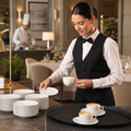 Fine Saucers Porcelain for High Volume Banqueting (Pack of 24)