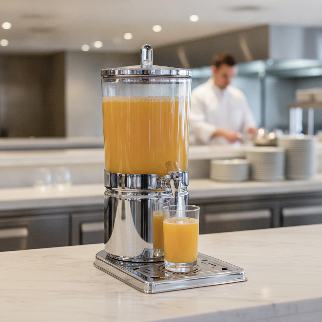Plastic Juice Dispenser 4L for Events & Gatherings