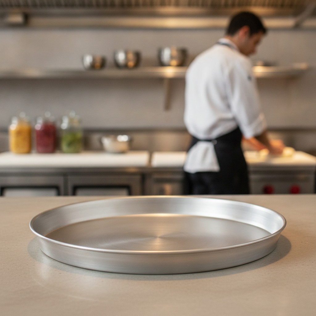 Iron Deep Dish Pizza Pan 14in for Chicago-Style Pizzas