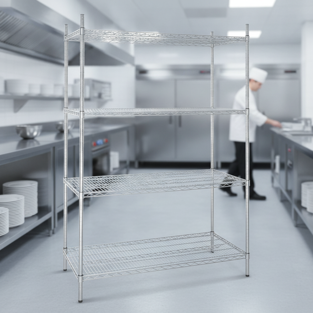 Zinc Coated Steel Wire Shelving Kit 1220x610mm for Storage Solutions