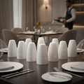 Super Vitrified Ceramic Salt Shakers 70mm for Restaurants (Pack of 12)