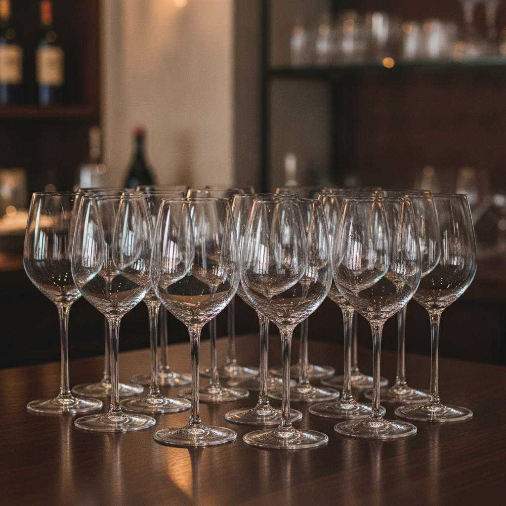 Crystal Glass Sherry Port Glasses 210ml for Restaurants & Bars (Pack of 24)