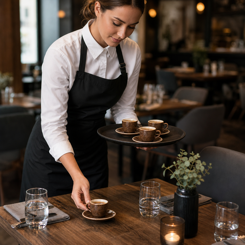 Espresso Saucers 115mm Porcelain for Coffee Service (Pack of 6)