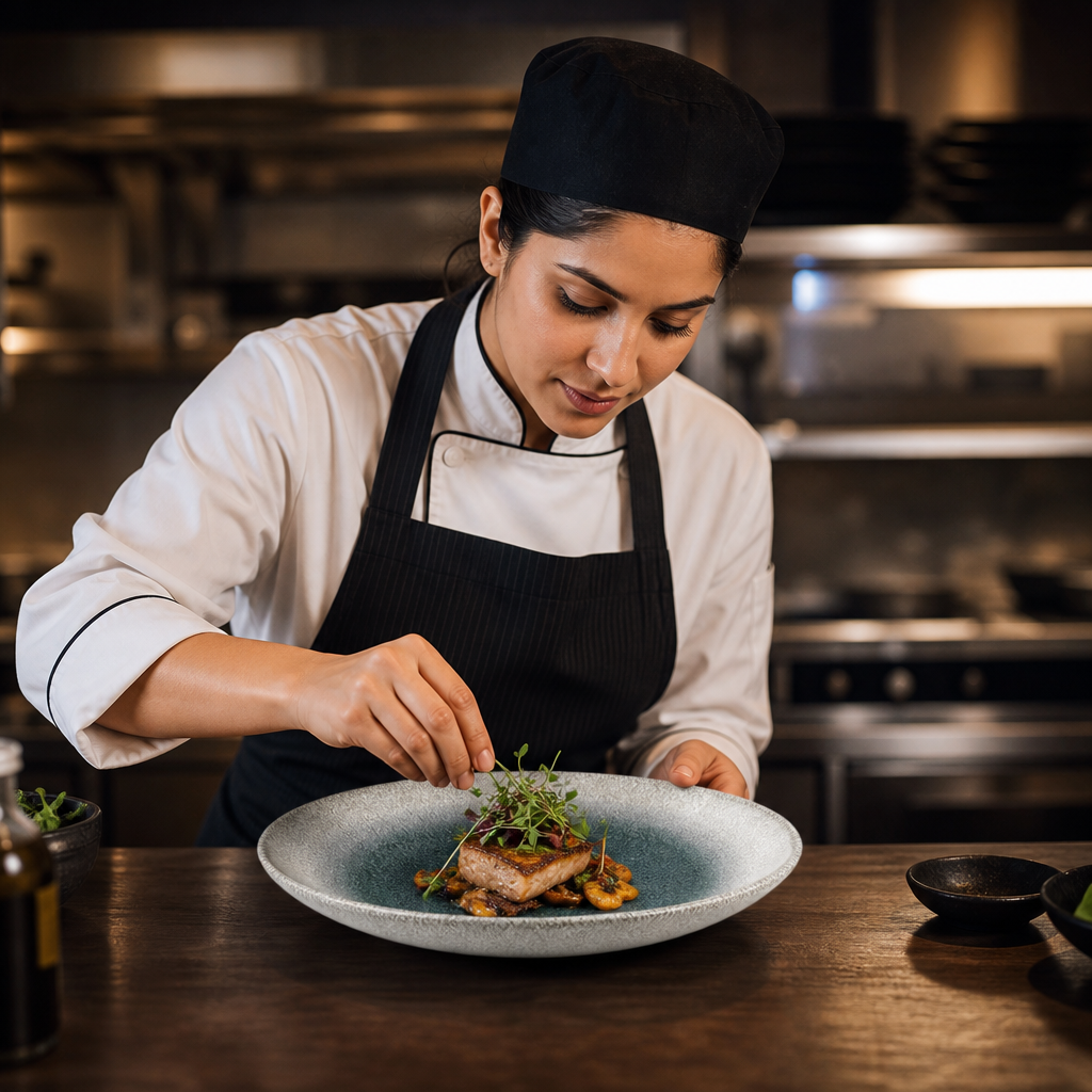 Raku Inspired Super Vitrified Ceramic Coupe Bowl 248mm for Dining & Catering