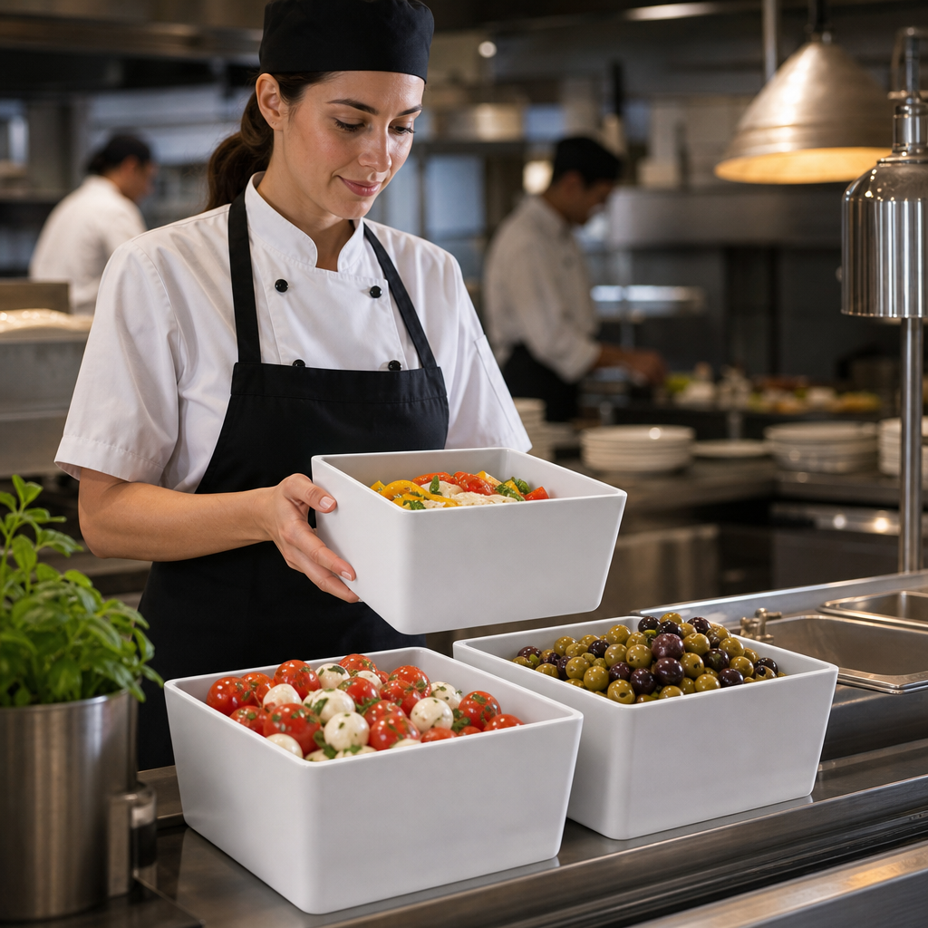 Chunky Crock 1.5L Melamine for Catering & Hospitality