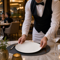 Alumina Coupe Plates 230mm Vitrified Ceramic for Upscale Dining (Pack of 12)