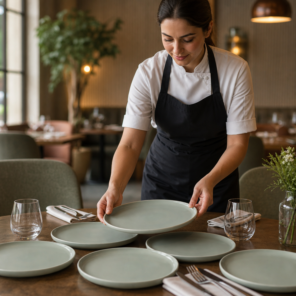 Plates 270mm Ceramic for Stylish Dining (Pack of 6)