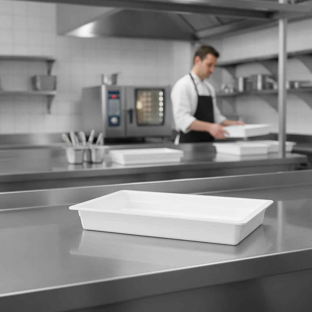 Melamine Gastronorm Dish 1/1GN for Schools & Nursing Homes