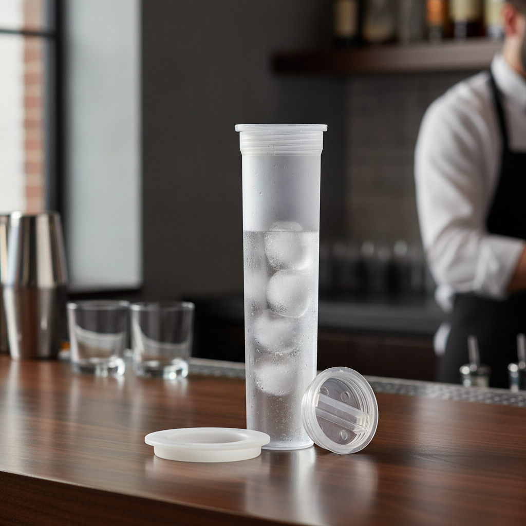 Polypropylene Ice Cube Cooling Tube 110mm for Refreshing Beverages
