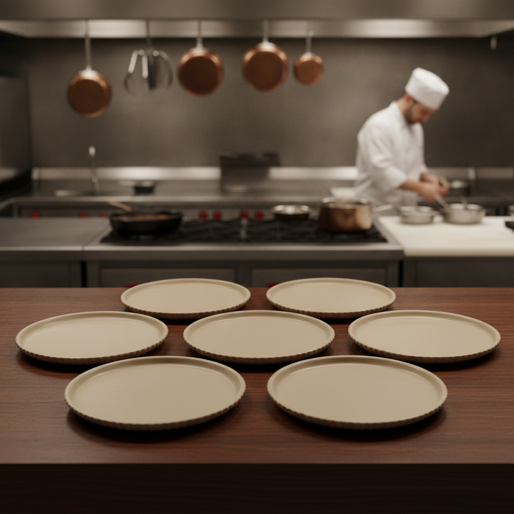 Porcelain Plates 140mm for Food Presentation (Pack of 6)