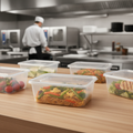 Polypropylene Microwavable Containers 1000ml for Takeaway Services (Pack of 250)