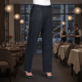 Polyester Black Ladies Trousers Size 24 for Front of House
