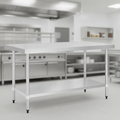 Stainless Steel Prep Table 1500mm for Back-of-House Use