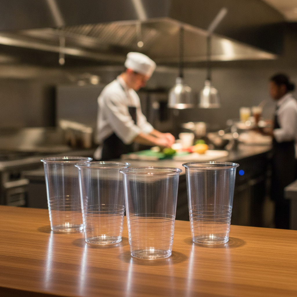 PLA Water Cups 199ml for High Volume Service (Pack of 2000)