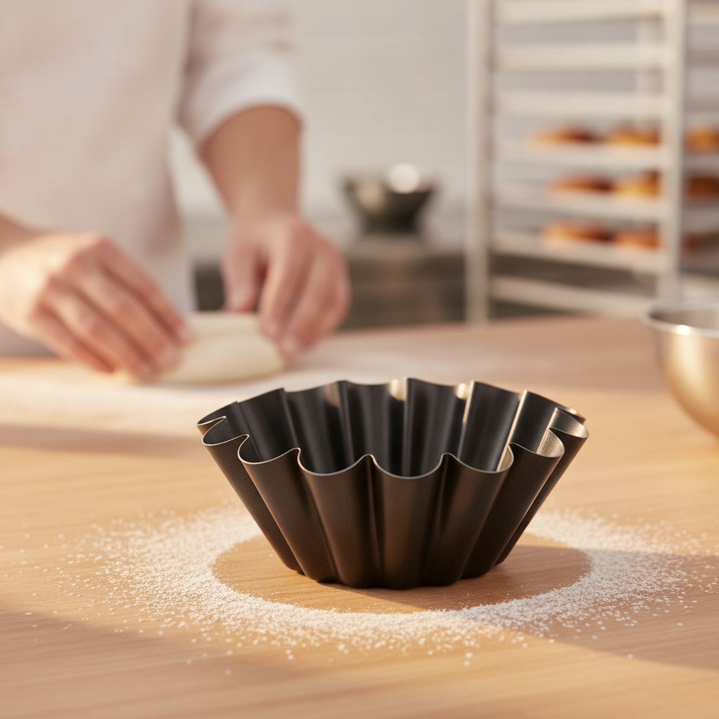 Stainless Steel Non-Stick Brioche Mould 120mm for Baking