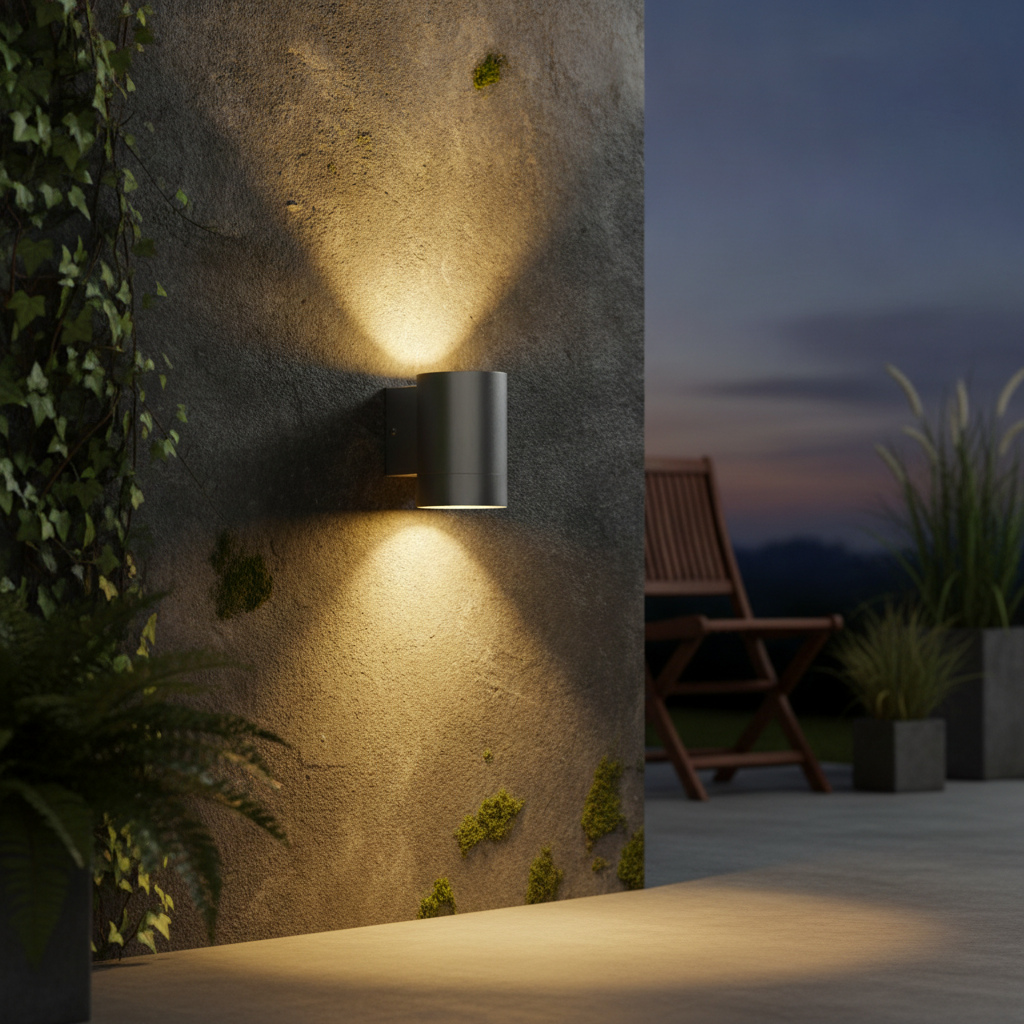 Aluminium Outdoor Wall Light for Patios & Doorways