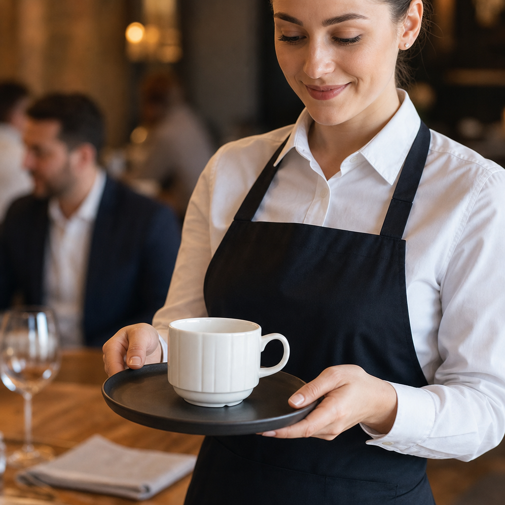 Stacking Cups 212.5ml Ceramic for Upscale Dining (Pack of 36)