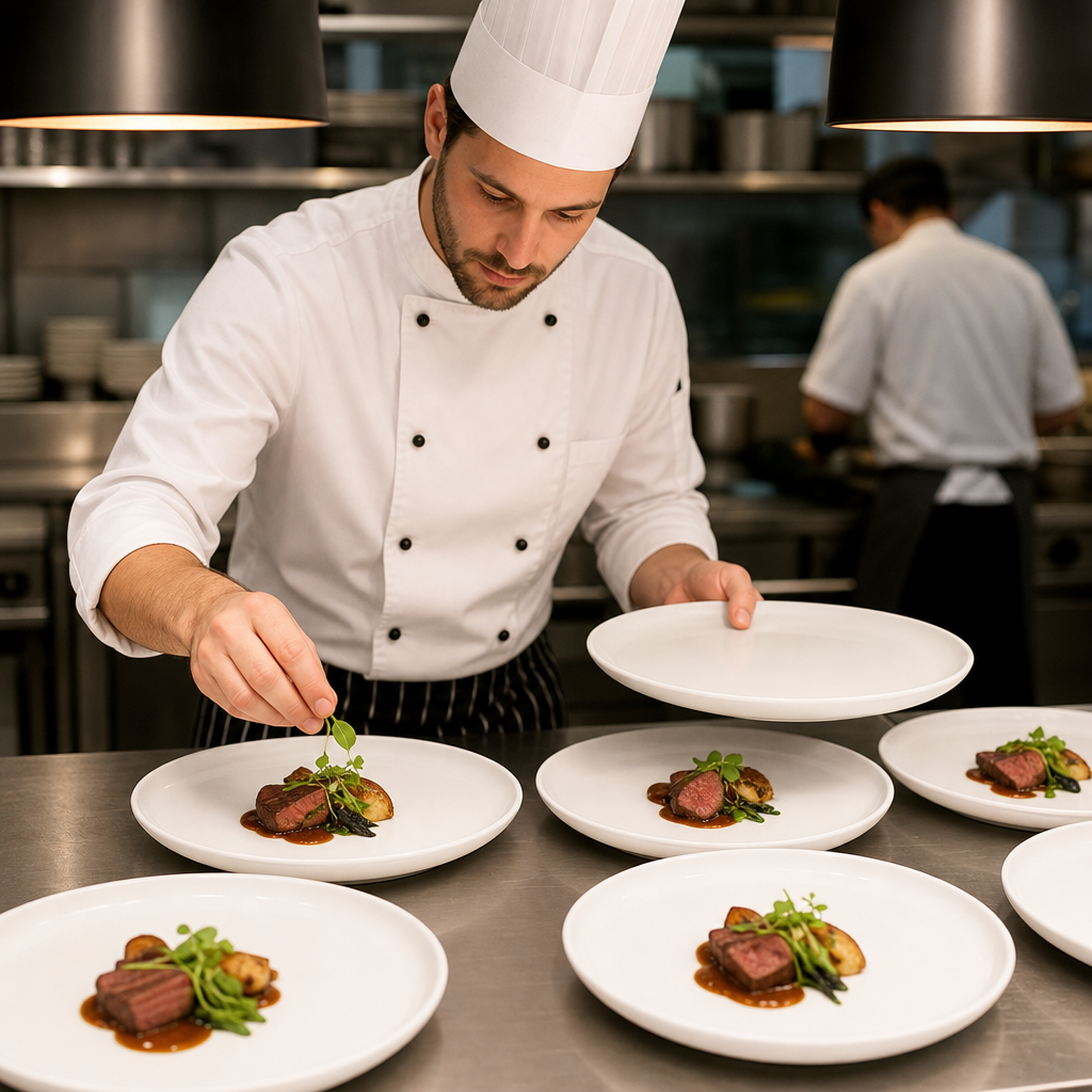 Coupe Plates 280mm Porcelain for Catering Environments (Pack of 6)