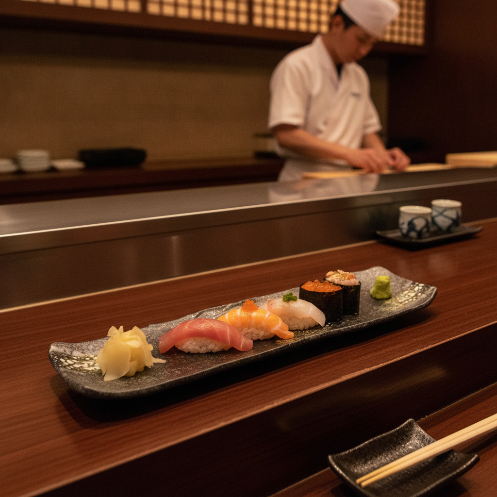 Melamine Rectangular Sushi Board 350x100mm for Restaurants & Catering