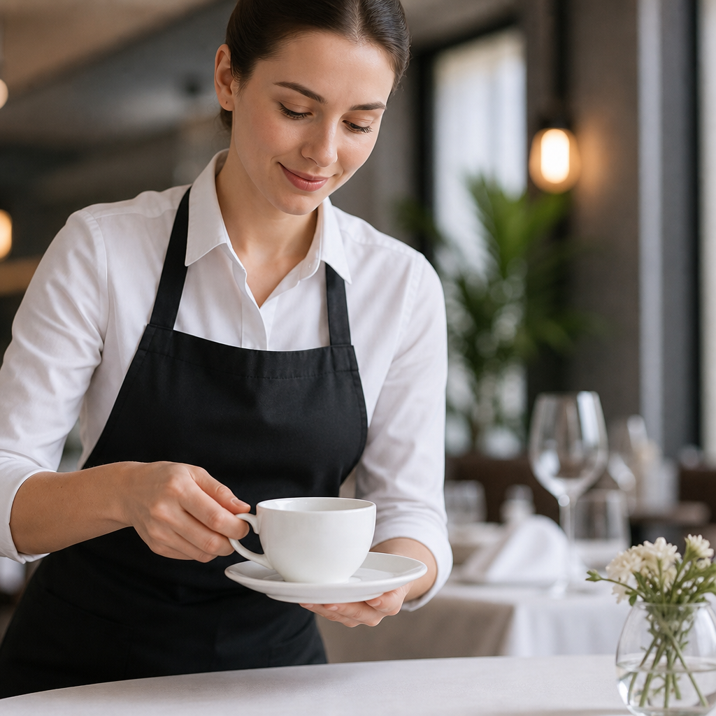 Alumina Low Cups 227ml Vitrified Ceramic for Fine Dining (Pack of 36)