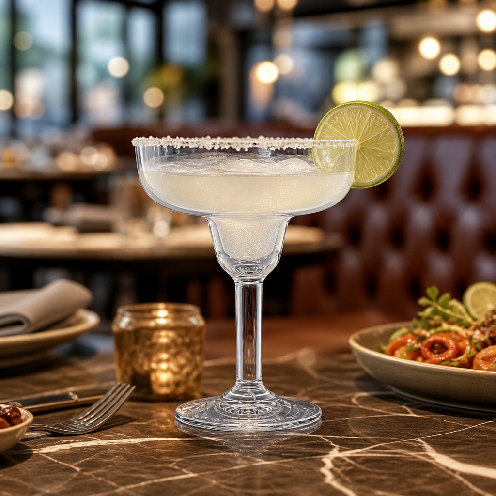 Polycarbonate Clear Margarita Glass 473ml for Outdoor Entertaining (Pack of 12)