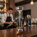 Stainless Steel Winged Corkscrew and Bottle Opener for Bars & Pubs