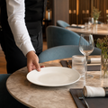 Coupe Plates 202.5mm Porcelain for Elegant Dining (Pack of 12)