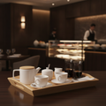 Wood Rectangular Tray 290x381mm for Tea & Coffee Service