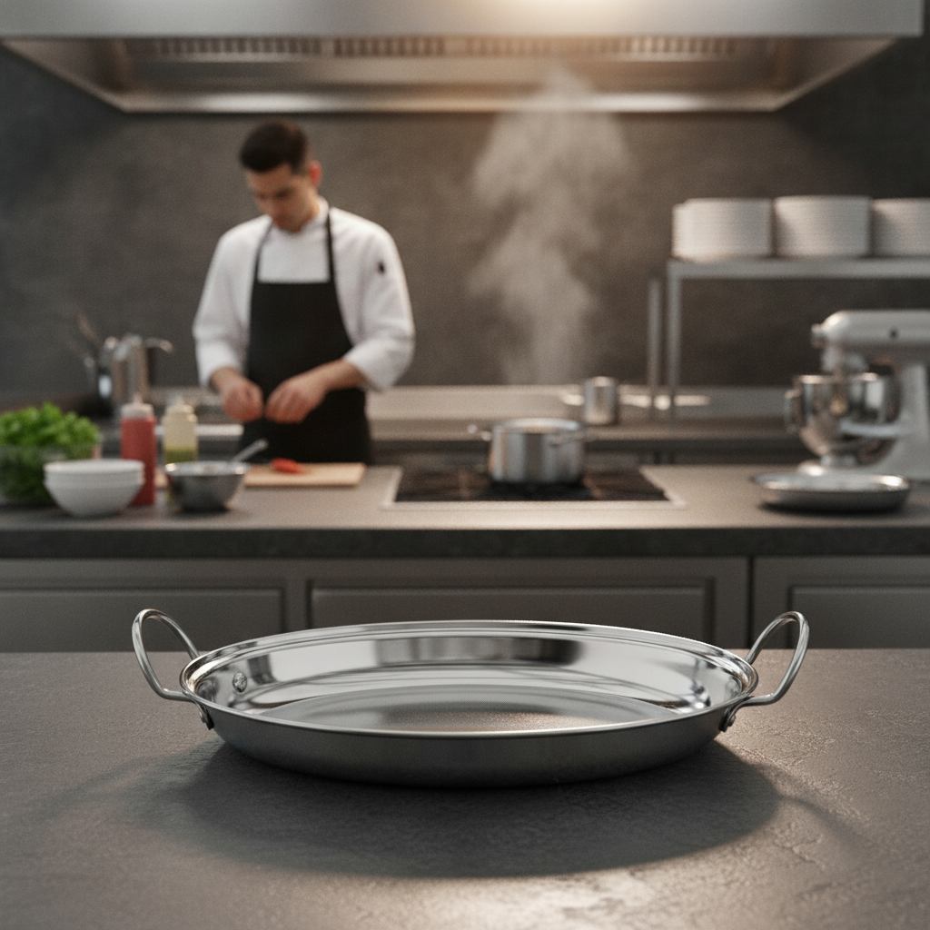 Stainless Steel Deep Oval Tray 200x150mm for Professional Use