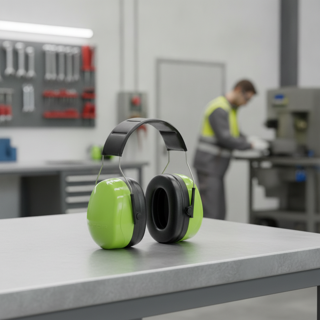 Polyurethane Hi-Vis Ear Defenders SNR31 for Industrial Use