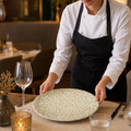 Coupe Plates 300mm Sand Porcelain for Dining Experiences (Pack of 12)