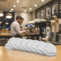Polystyrene Coffee Cup Lids 225ml for Takeaway Drinks (Pack of 1000)