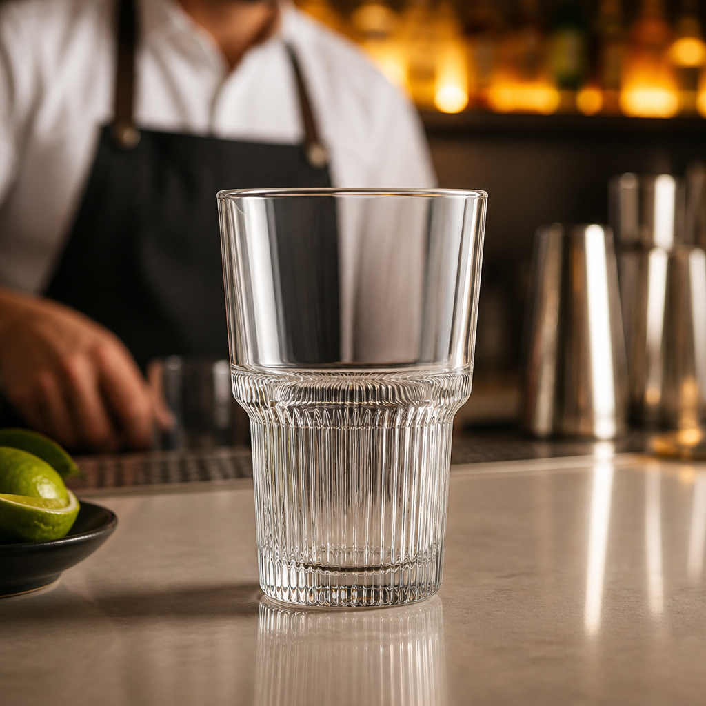 Toughened Glass Hi Ball Tumblers 350ml for Busy Bars (Pack of 24)