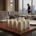 Super Vitrified Ceramic Pepper Shakers 70mm for Dining Tables (Pack of 12)