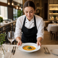 Rimmed Soup Bowls 242mm Porcelain for Professional Catering (Pack of 24)