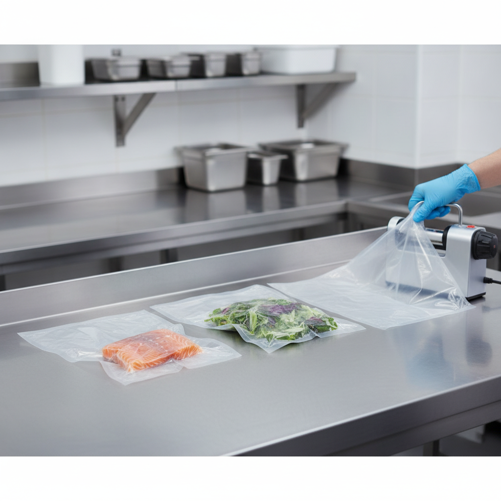 Polyester & Polyamide Vacuum Pack Bags 400mm for Food Storage