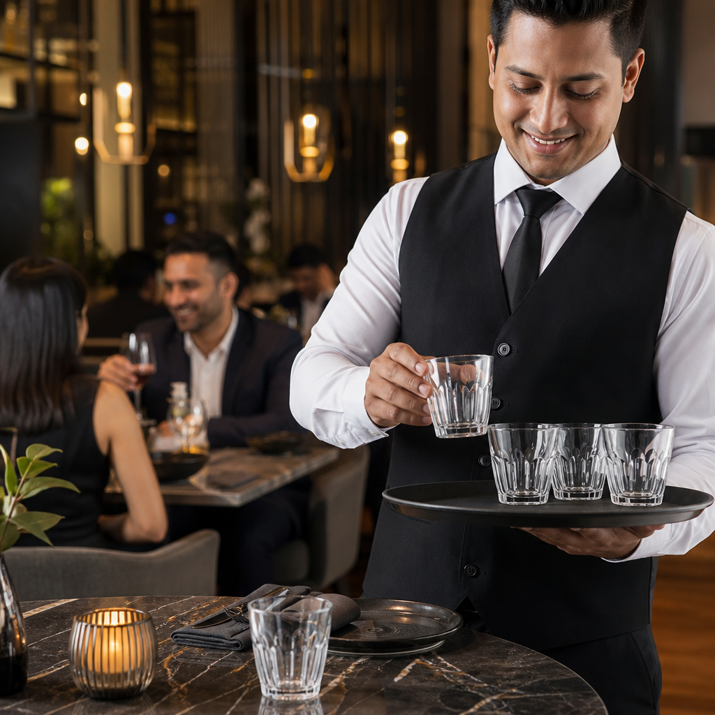 Toughened Glass Tumblers 160ml for Bars & Restaurants (Pack of 24)