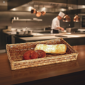 Wicker Counter Display Basket 510mm for Serving & Display