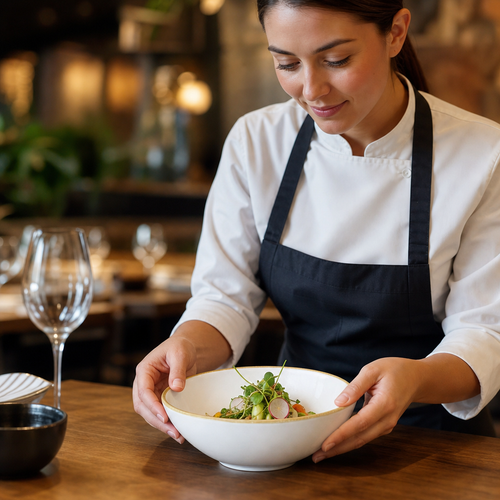 Bowls 425ml Porcelain for Casual Dining (Pack of 6)