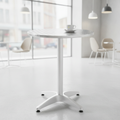 Stainless Steel and Aluminium Round Bistro Table 800mm for Indoor & Outdoor Use