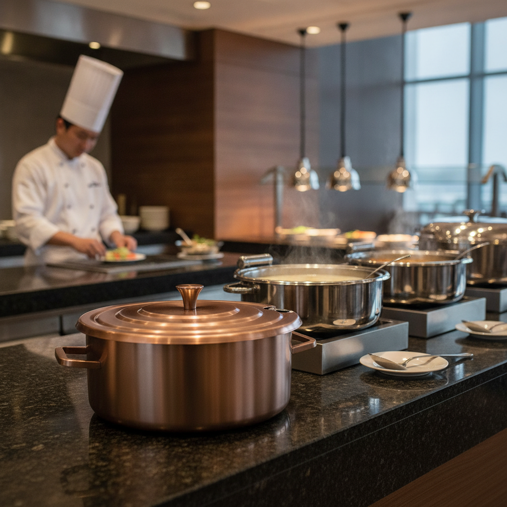 Stainless Steel Round Soup Chafer 5.2L for Buffets