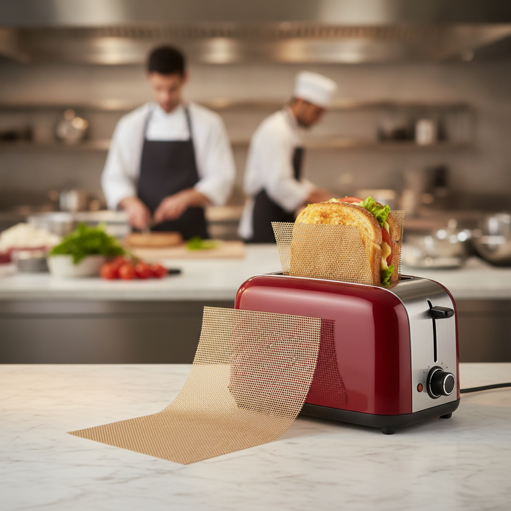 PTFE & Fiberglass Toastie Liners for Mess-Free Toasties (Pack of 2)