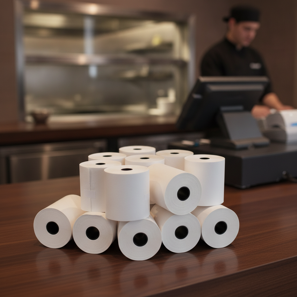 Paper Non-Thermal Till Roll 76mm for Cash Registers (Pack of 20)